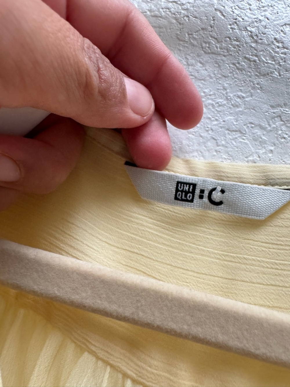 Uniqlo Pale Yellow Midi Dress - Picture 6 of 11